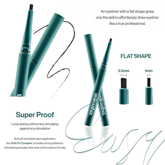 UNLEASHIA Easy Glide Flat Eyeliner (2 Shades)