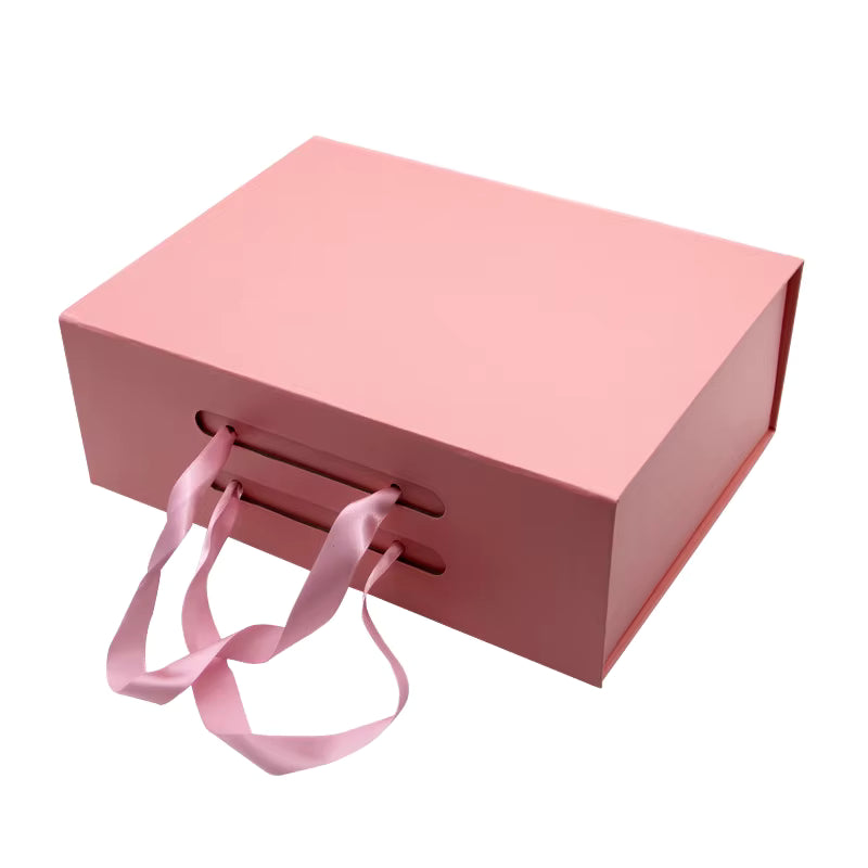 GIFT BOX - Foldable with Ribbon Large