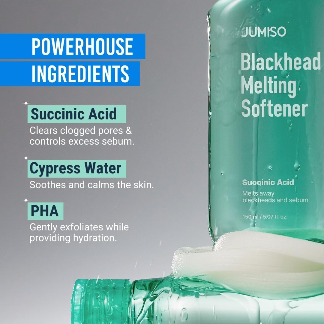 JUMISO Blackhead Melting Softener 150ml + Cotton Pad + Cotton Swab