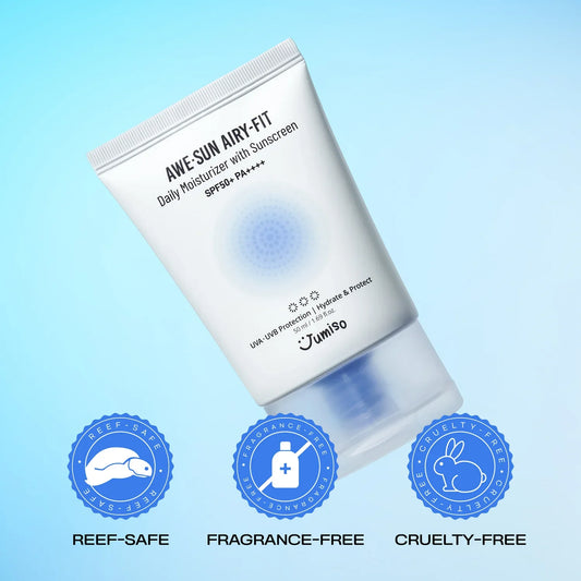 JUMISO Awe Sun Airy-Fit Daily Moisturizer with Sunscreen SPF50+ PA++++