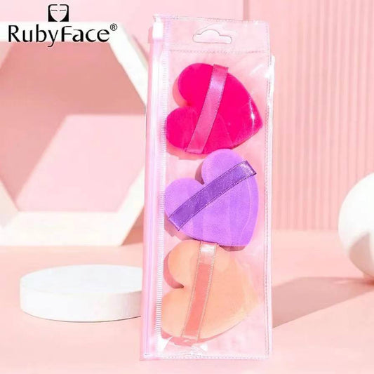 RubyFace Heart Shape Puff