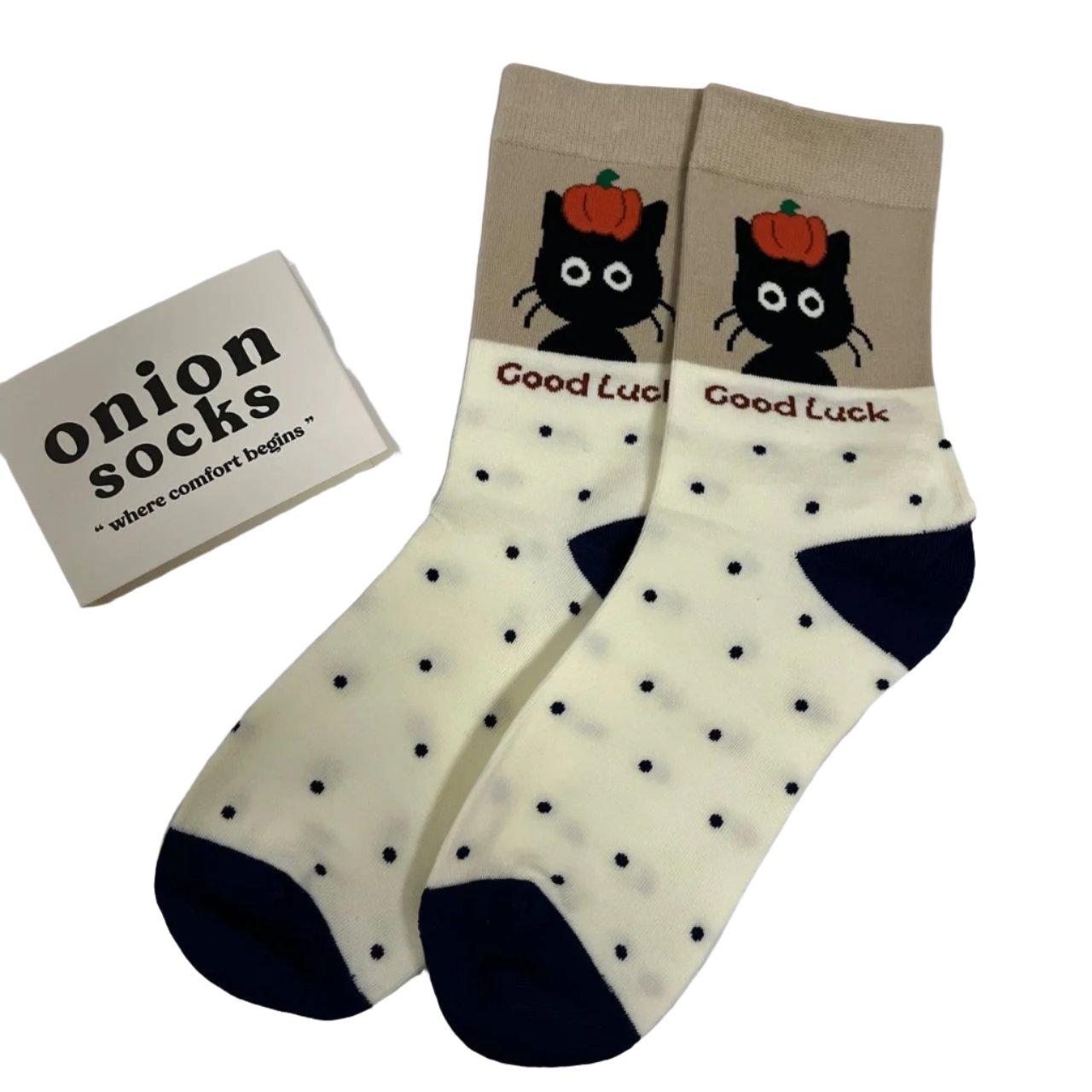 [M] Good Luck Cat Socks