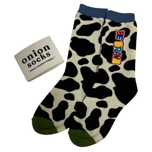 Be Brave Moo Socks