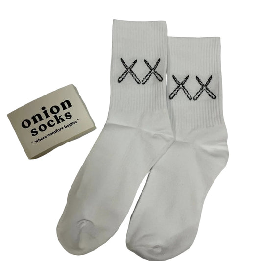 White KAWS XX Socks