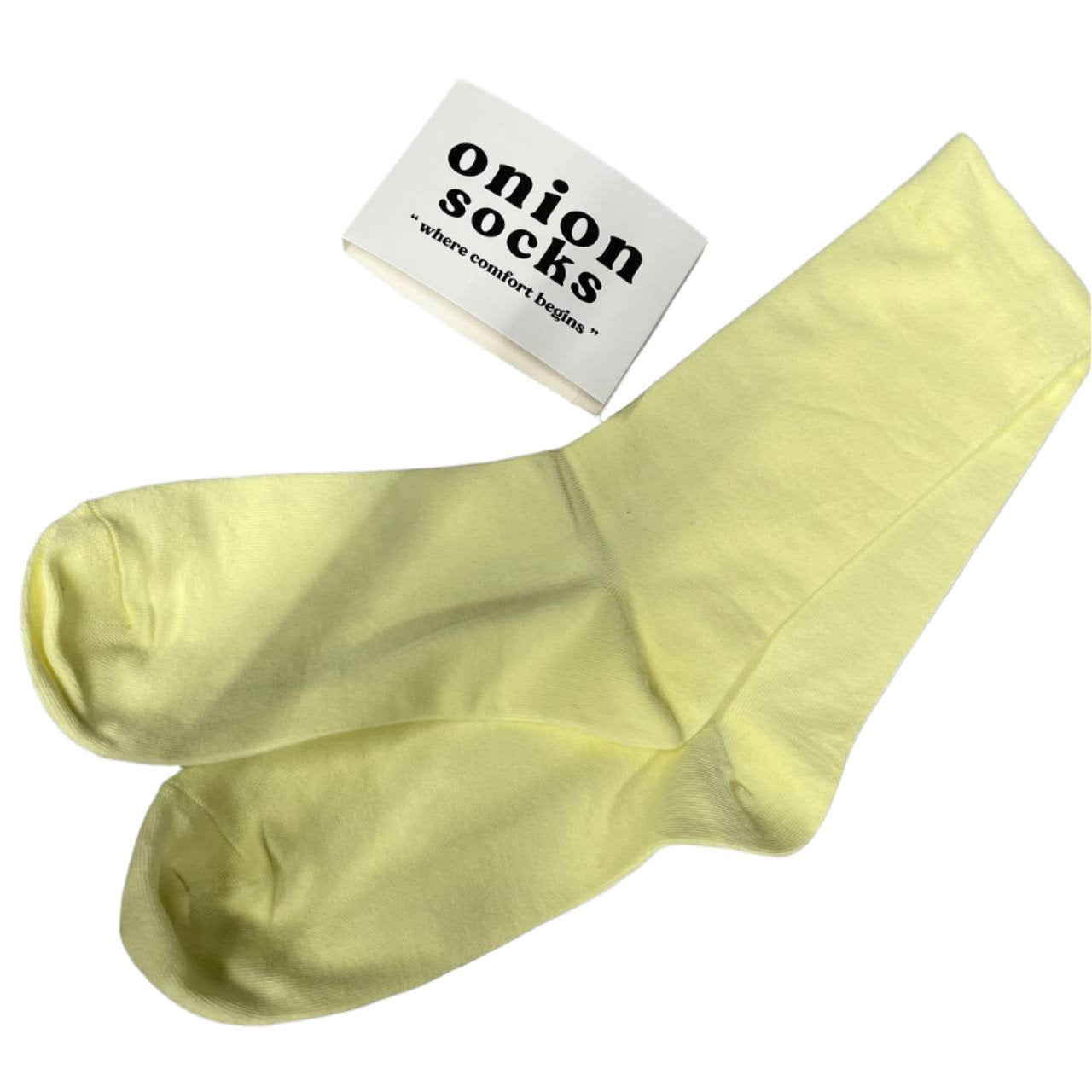 [M] Pale Yellow Socks