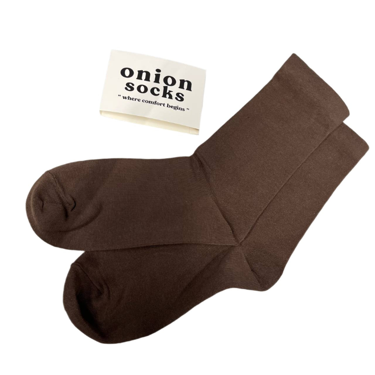 [M] Coffee Brown Socks