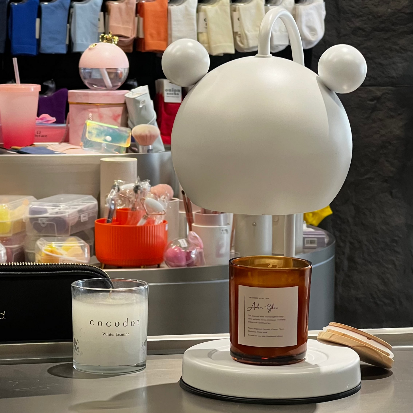 White Candle Warmer (mickey design)