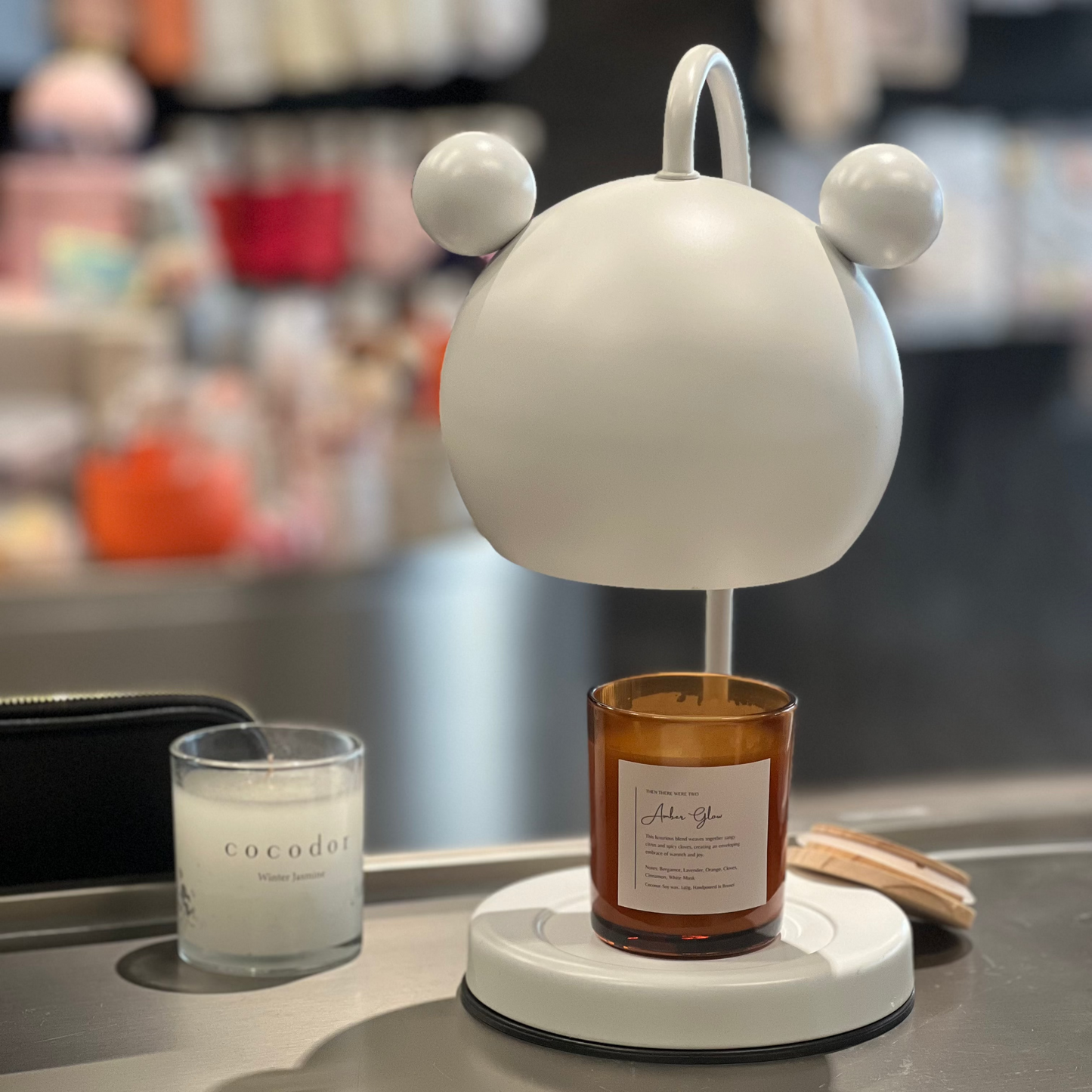 White Candle Warmer (mickey design)