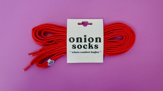 Bright Red Shoelace