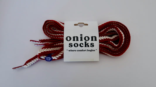 Red Woven Shoelace