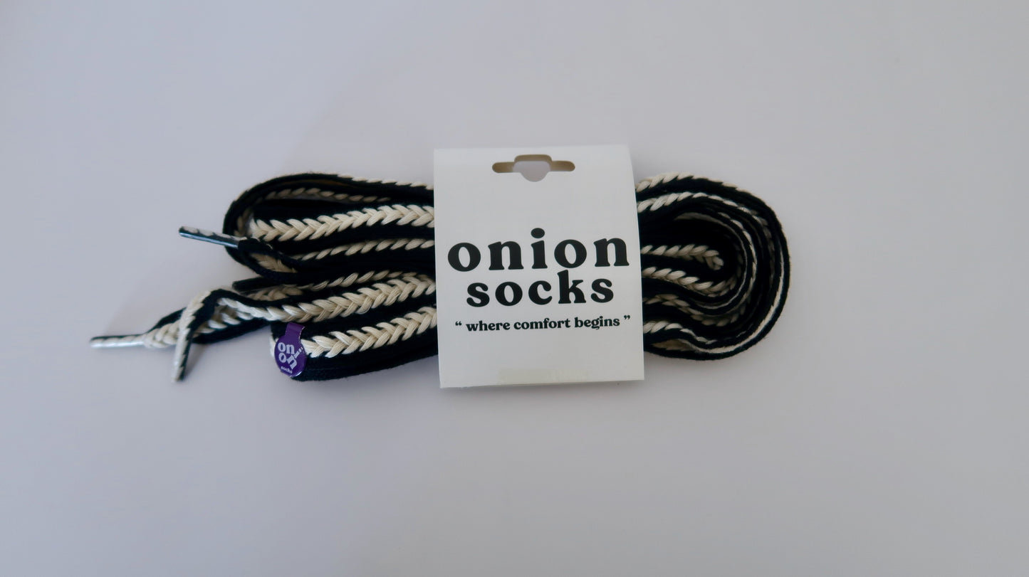 Black Woven Shoelace