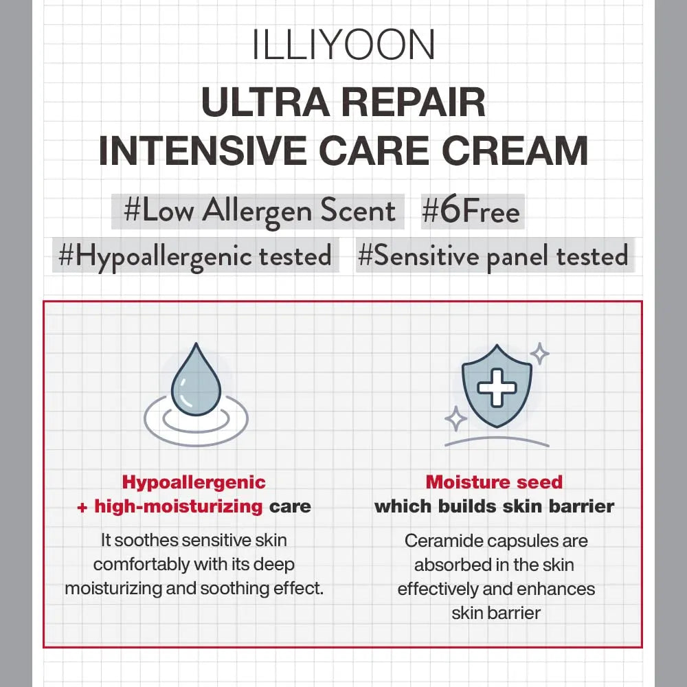 ILLIYOON Ultra Repair Intensive Care Cream 200ml