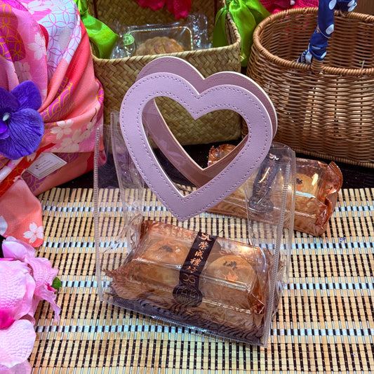 GIFT BOX - Pink Heart Clear PVC Bag