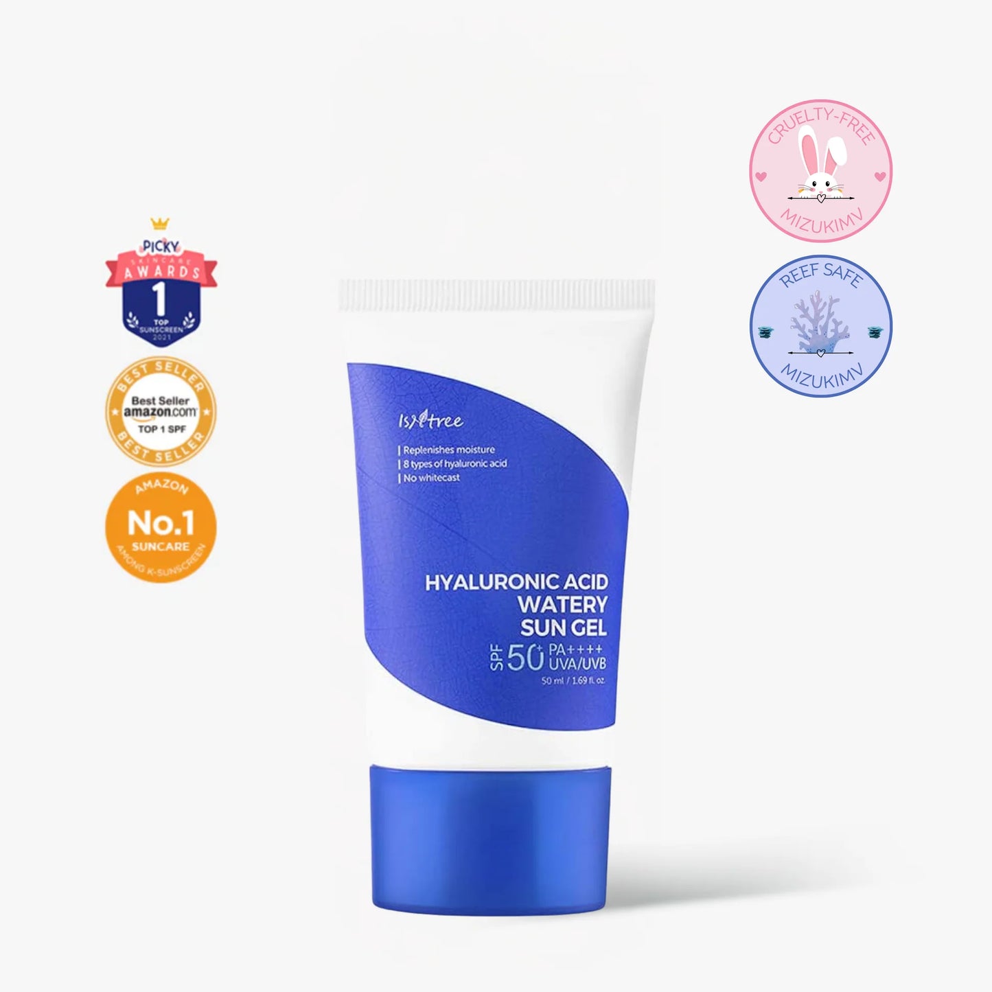 ISNTREE Hyaluronic Acid Watery Sun Gel (2 types)