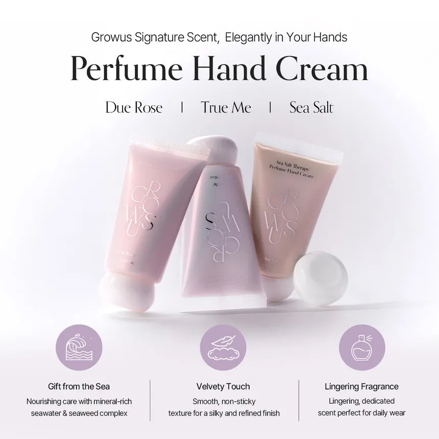 GROWUS Damage Therapy Perfume Hand Cream (3 Variants)
