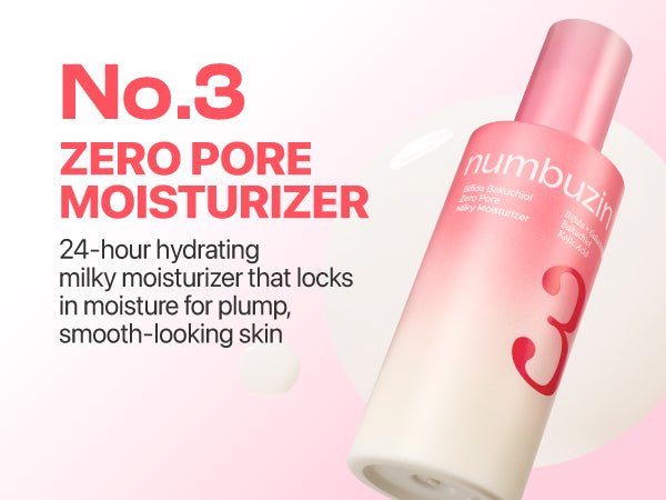 NUMBUZIN No.3 Bifida Bakuchiol Zero Pore Milky Moisturizer 150ml