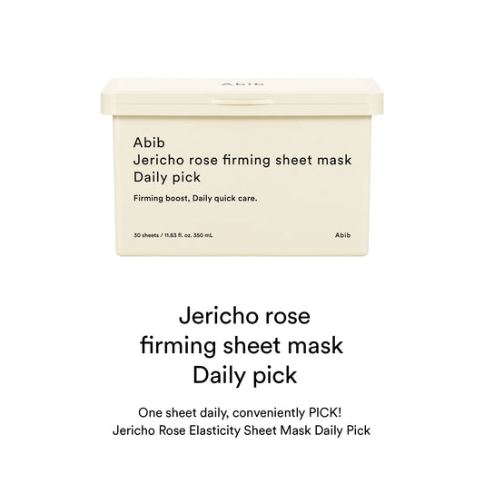 ABIB Jericho Rose Firming Sheet Mask Daily Pick 30 Sheets