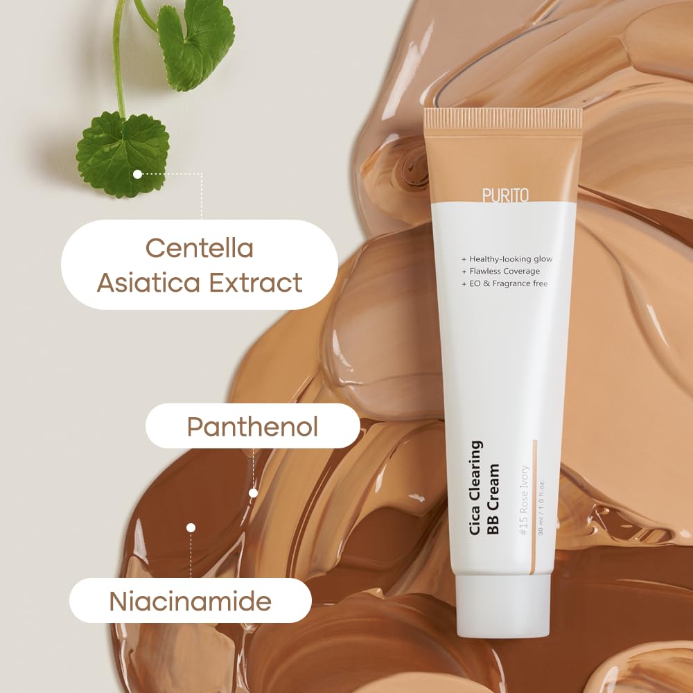 PURITO Cica Clearing BB Cream (2 Shades)