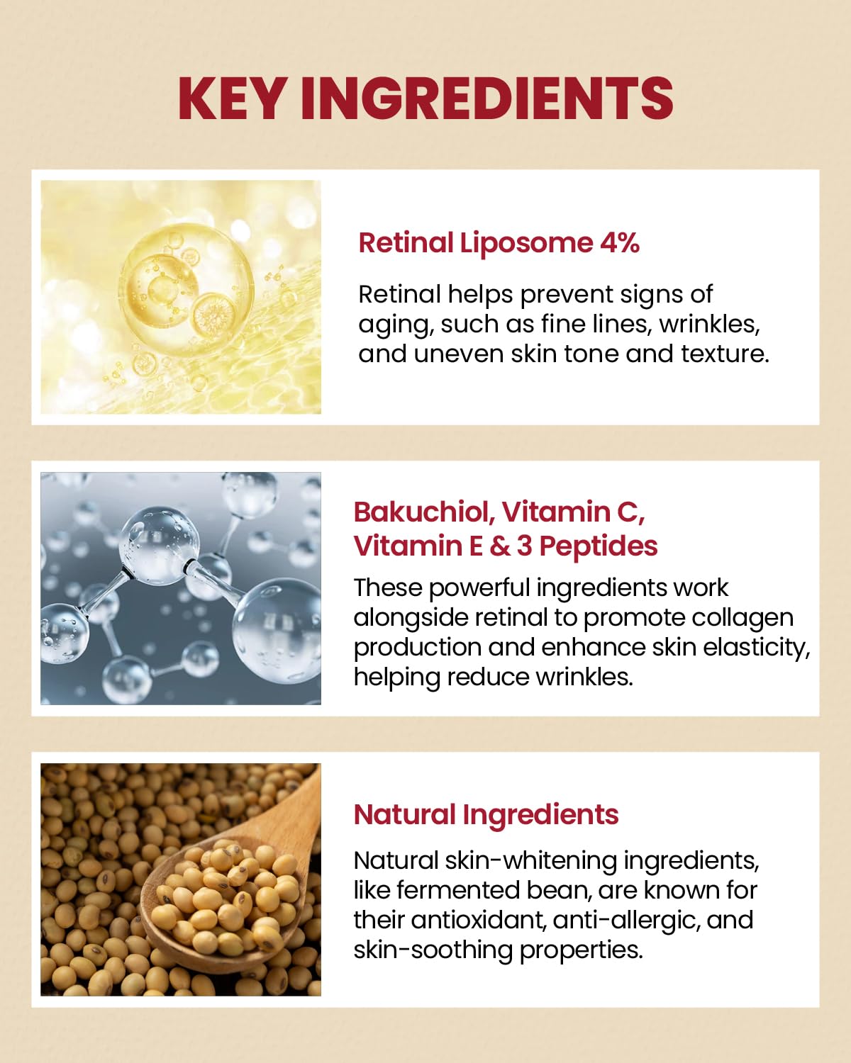 KSECRET Seoul 1988 Eye Cream : Retinal Liposome 4% + Fermented Bean