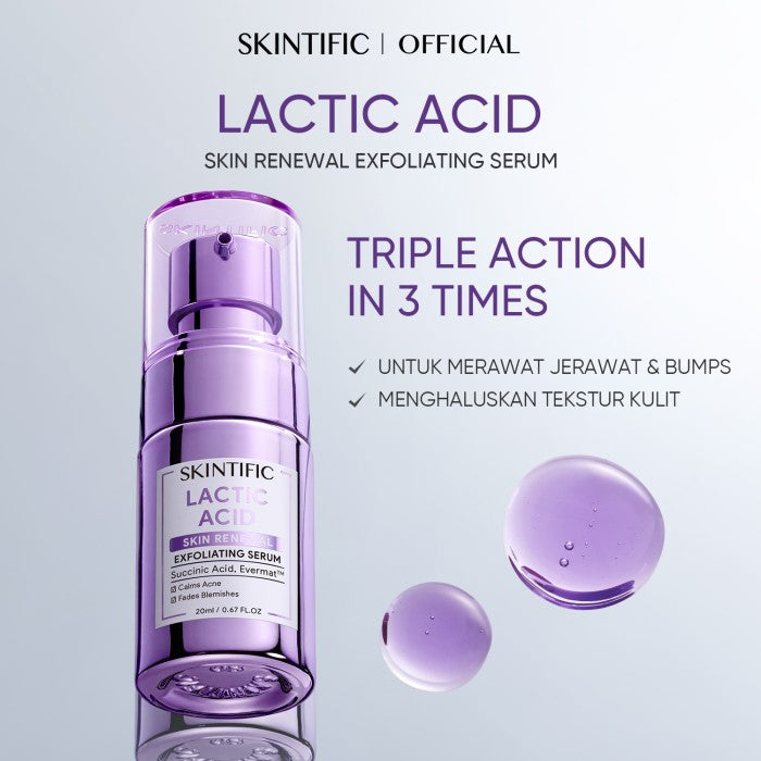 SKINTIFIC Lactic Acid Skin Renewal Exfoliating Serum