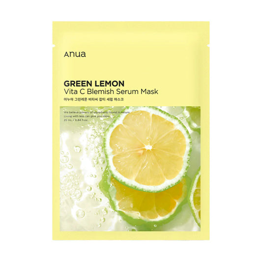 ANUA Green Lemon Vita C Blemish Serum Mask 25ml (1EA)