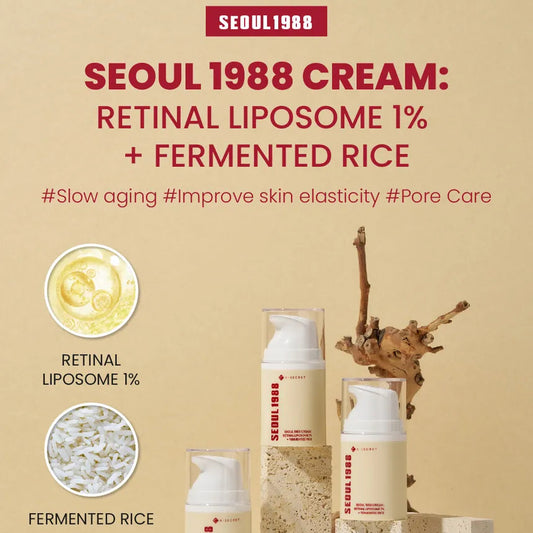 KSECRET Seoul 1988 Cream : Retinal Liposome 1% + Fermented Rice