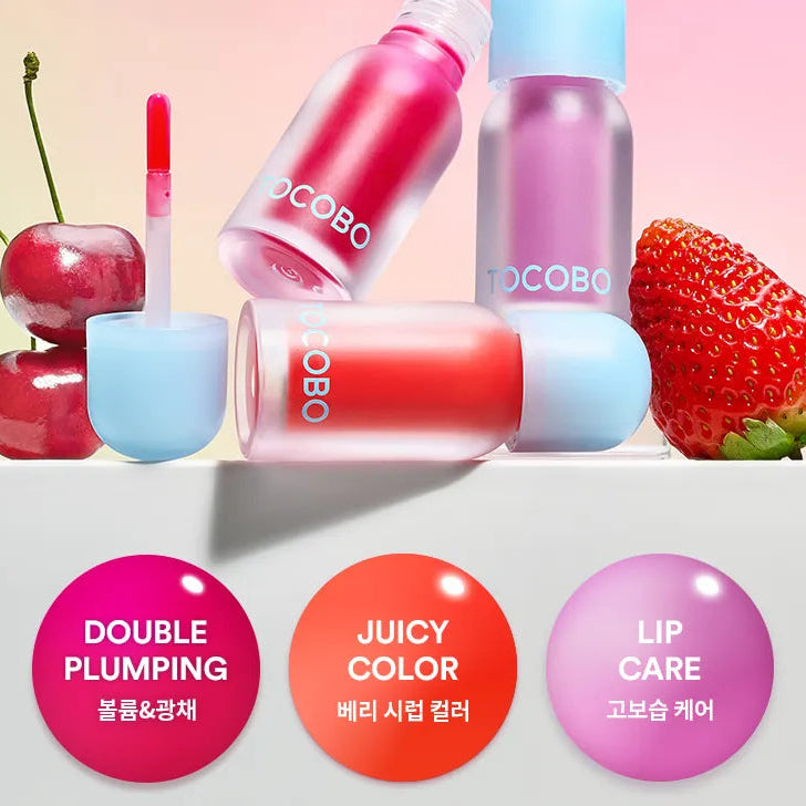 TOCOBO Juicy Berry Plumping Lip Oil (12 Shades)