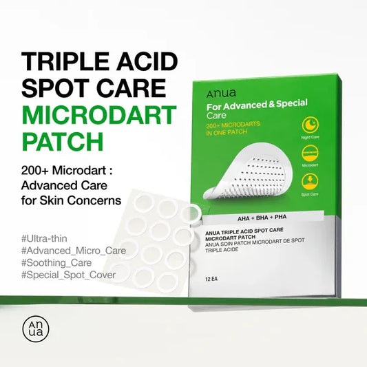 ANUA Triple Acid Spot Care Microdart Patch (12pcs)
