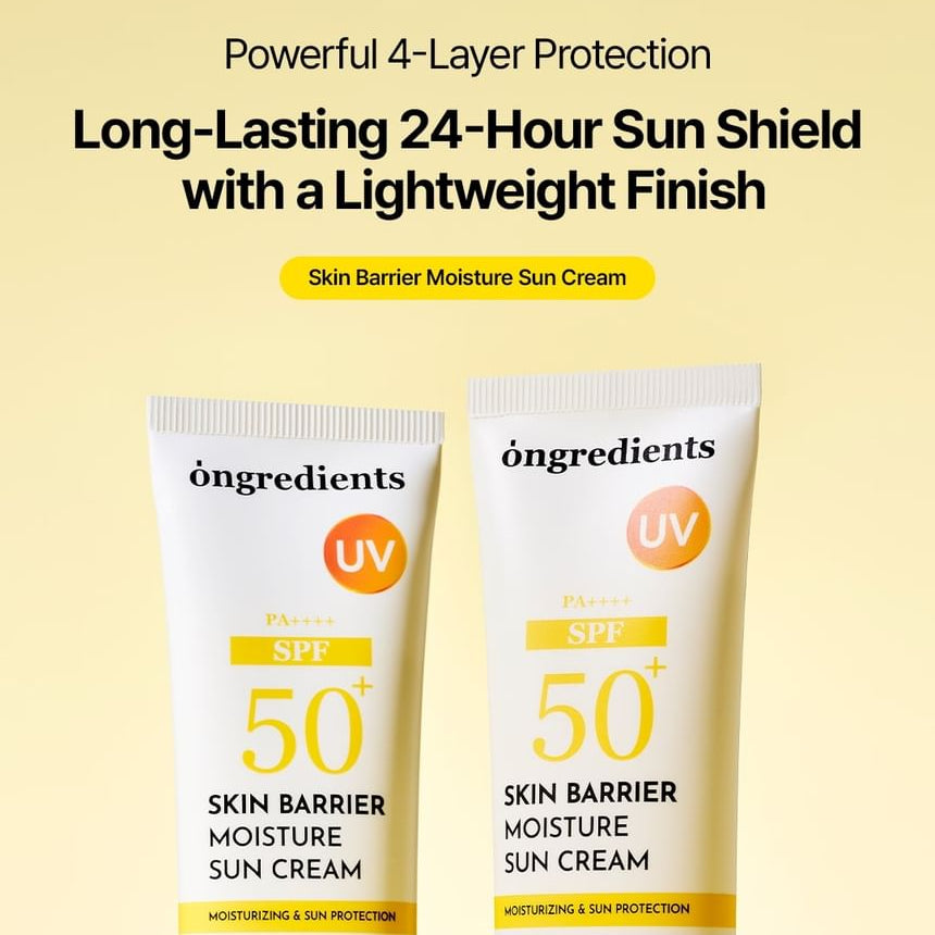 ONGREDIENTS Skin Barrier Moisture Sun Cream 50ml