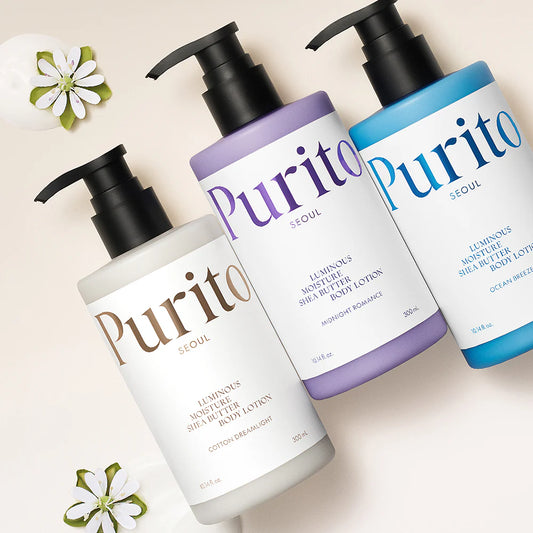 PURITO Luminous Moisture Shea Butter Body Lotion 300ml (2 Scents)