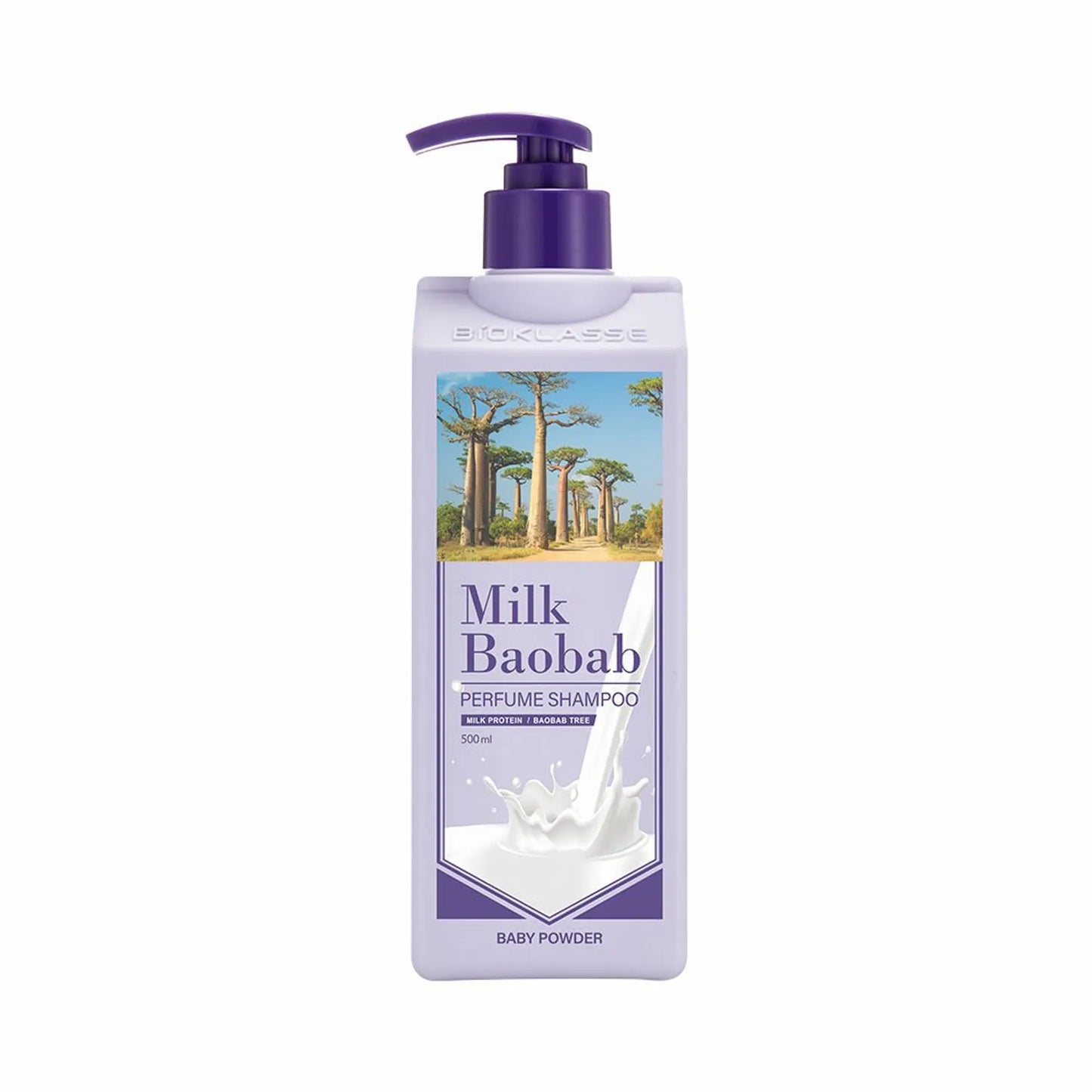 MILK BAOBAB Perfume Shampoo 500ml (Baby Powder)