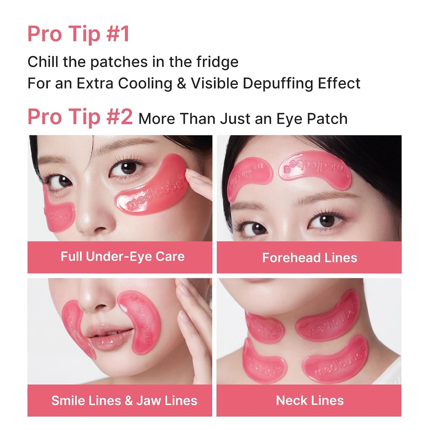 MEDICUBE PDRN Pink Collagen Jelly Eye Mask (6 Pouch)