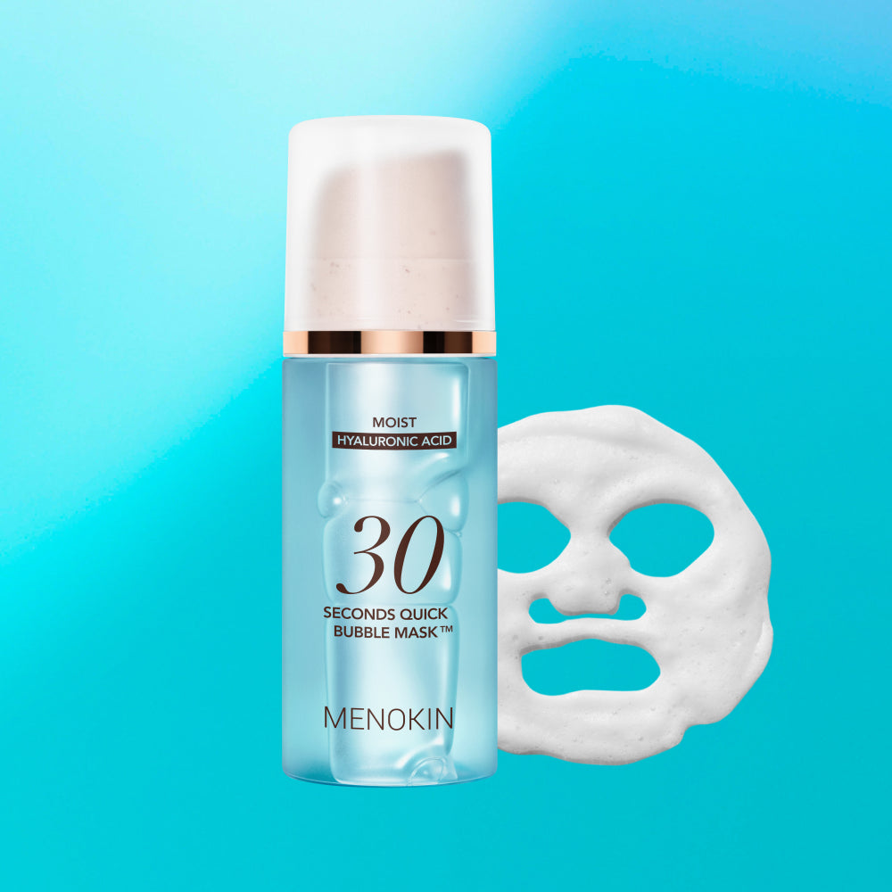MENOKIN 30 Seconds Quick Bubble Mask 95ml (Bright / Repair / Clear / Moist)