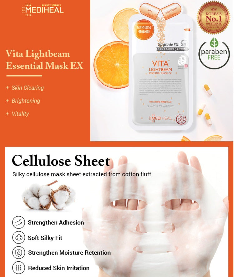 MEDIHEAL Vita Lightbeam Mask (Clearance)