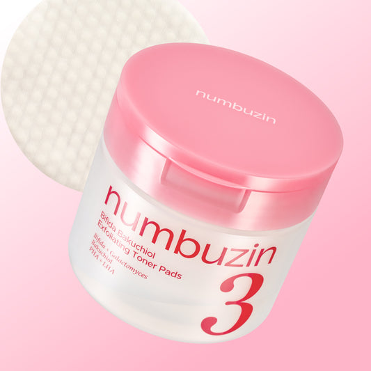 NUMBUZIN No.3 Bifida Bakuchiol Exfoliating Toner Pads 70EA