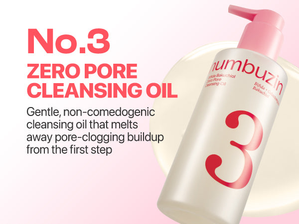 NUMBUZIN No.3 Bifida Bakuchiol Zero Pore Cleansing Oil 200ml