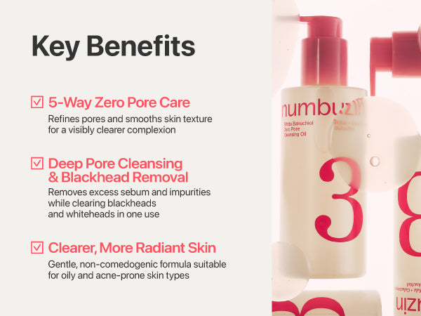 NUMBUZIN No.3 Bifida Bakuchiol Zero Pore Cleansing Oil 200ml