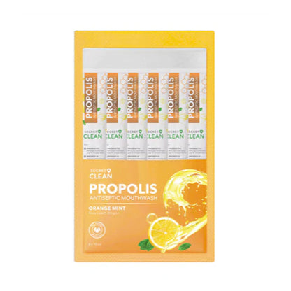 SECRET CLEAN Propolis Mouthwash Sachet (10ml x 6)