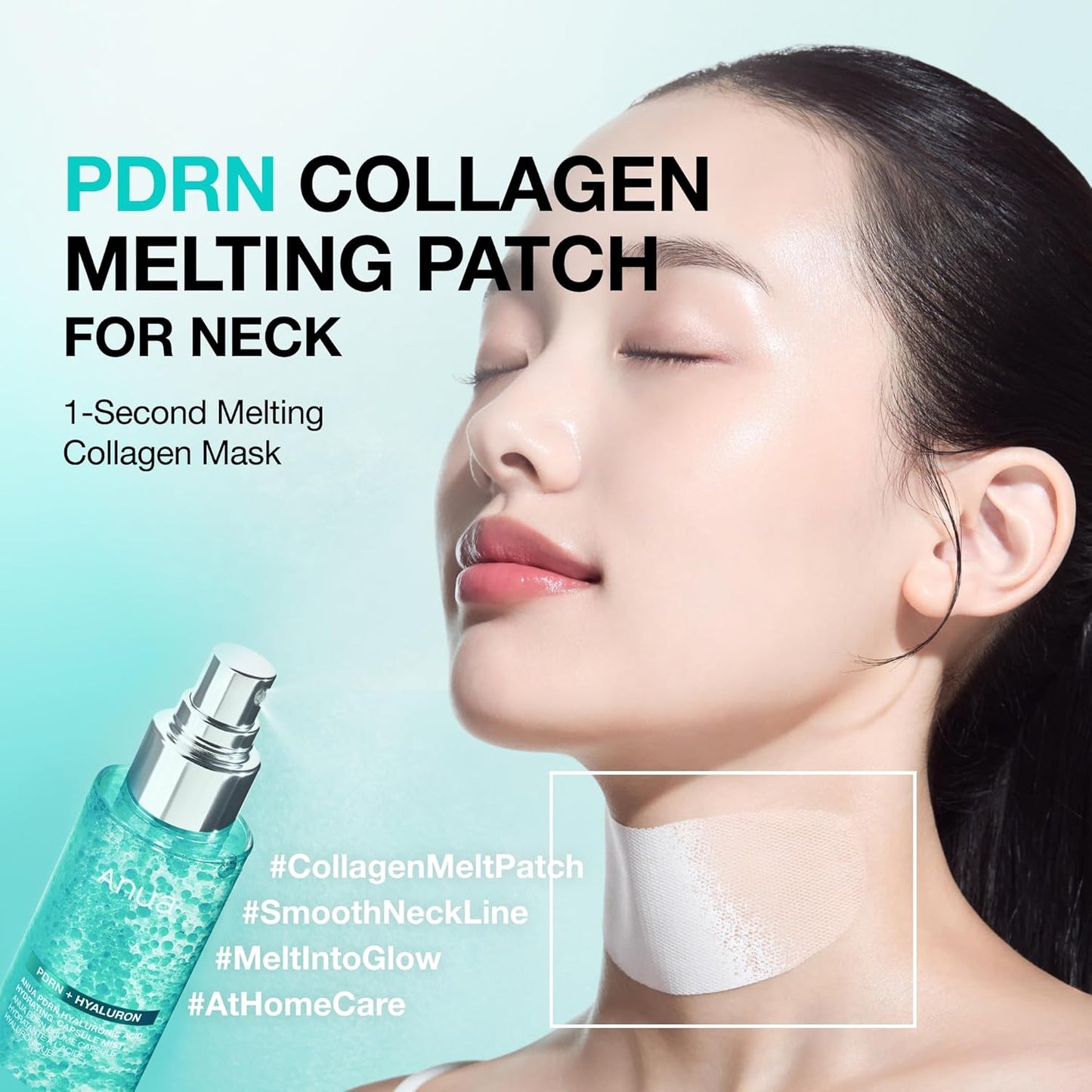 ANUA PDRN Collagen Melting Patch For Neck (4EA)