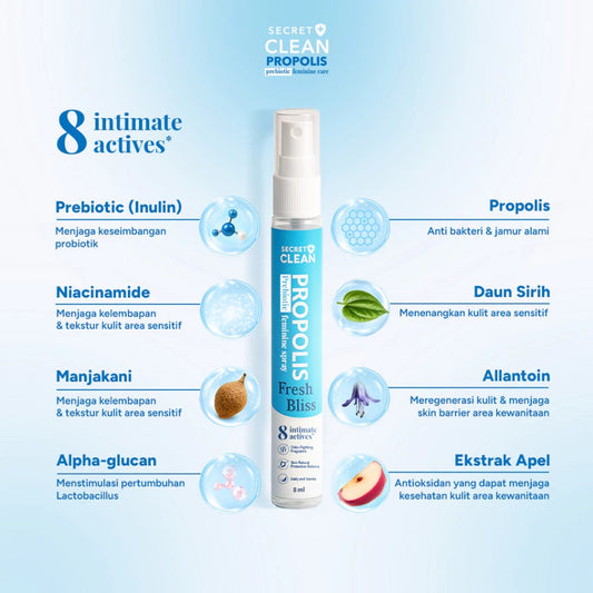 SECRET CLEAN Prebiotic Spray Fresh Bliss 8ml