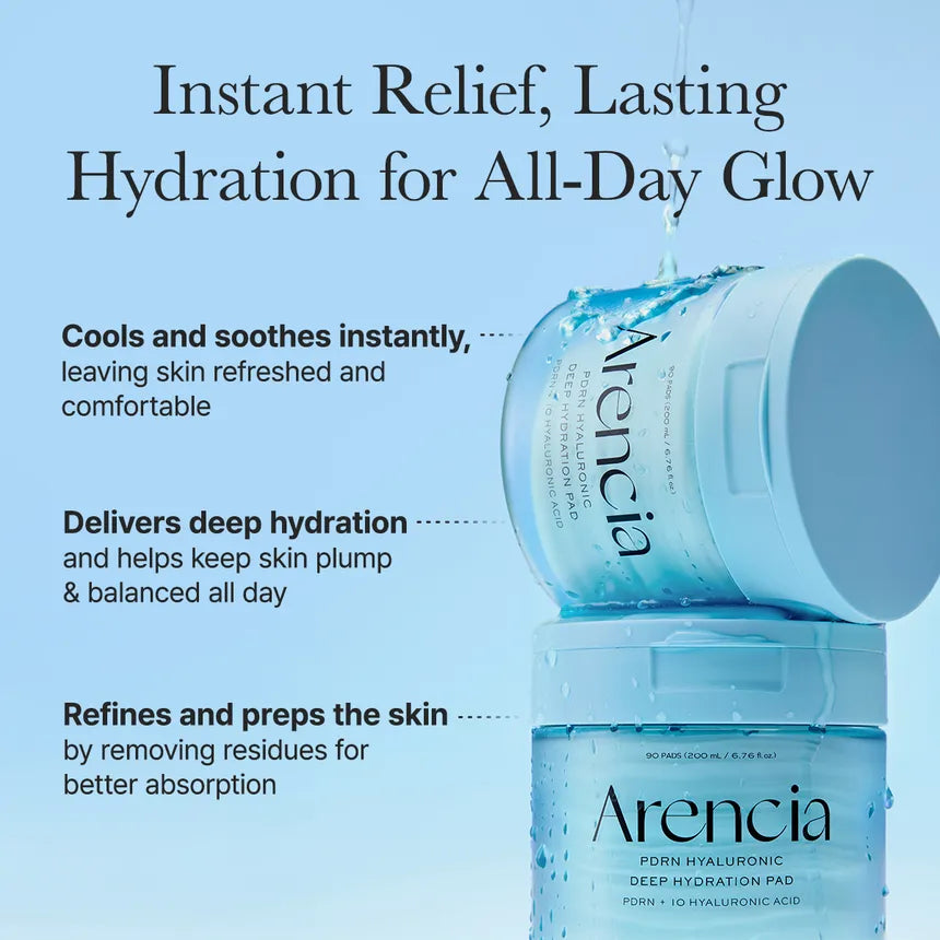 ARENCIA PDRN + Hyaluronic Deep Hydration Pads 90EA