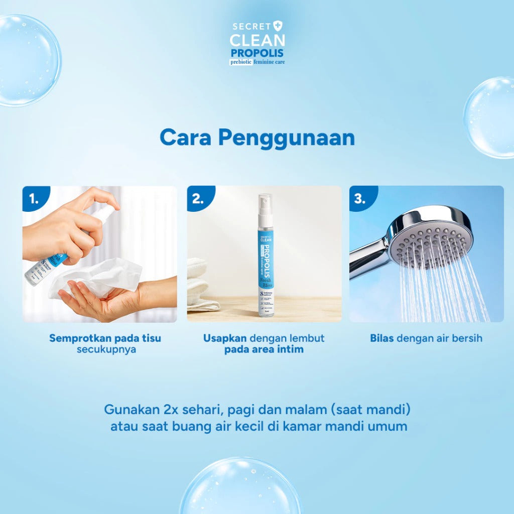SECRET CLEAN Prebiotic Spray Fresh Bliss 8ml