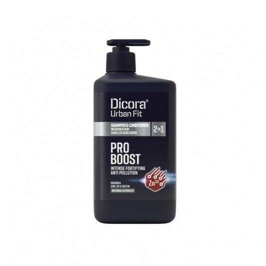 DICORA URBAN FIT Shampoo & Conditioner Weakness Hair 2 in 1 Pro Boost Intense Fortifying (Moringa, Zinc 30 & Biotin)
