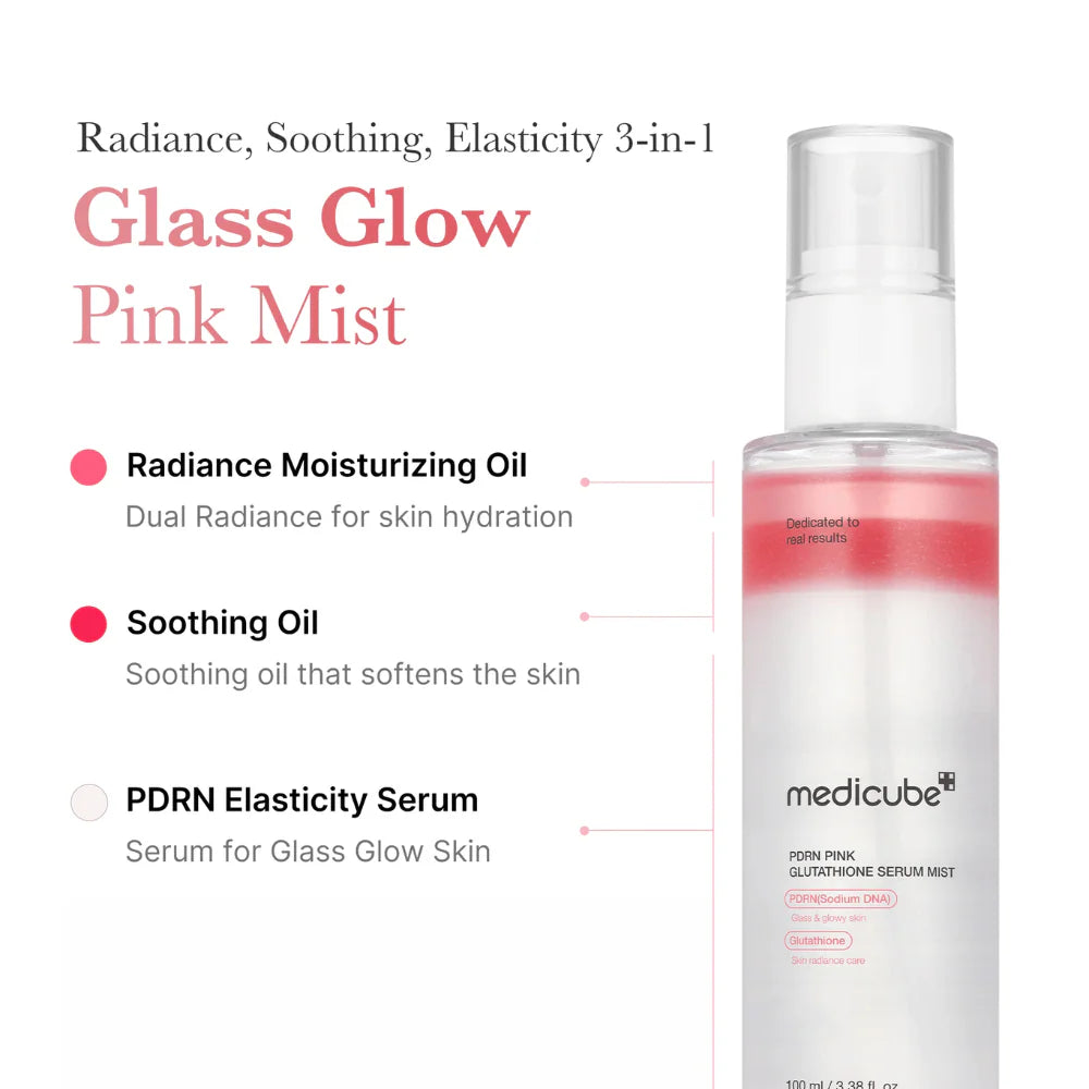 MEDICUBE PDRN Pink Glutathione Serum Mist 100ml