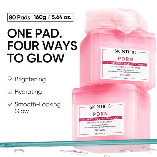 SKINTIFIC PDRN Vita Bright Serum Jelly Pad 160g 80pads