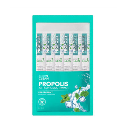 SECRET CLEAN Propolis Mouthwash Sachet (10ml x 6)
