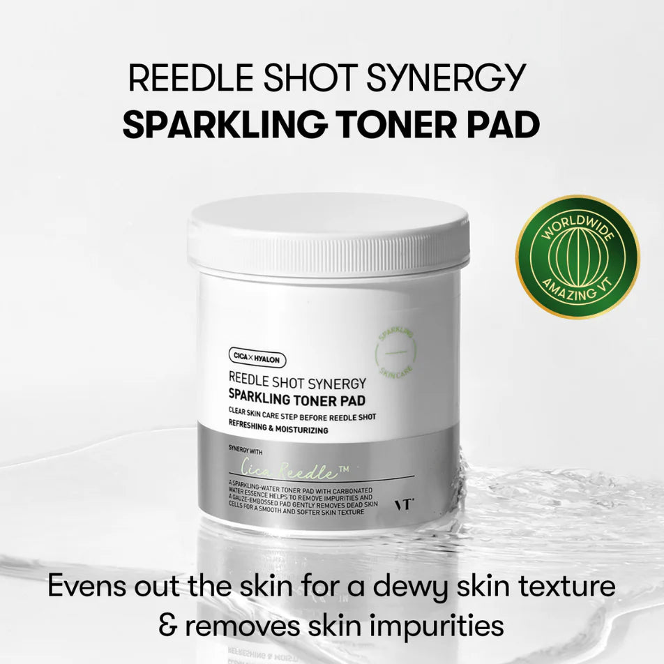 VT COSMETICS Reedle Shot Synergy Sparkling Toner Pad (80ea)