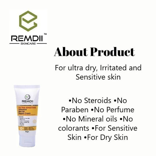 REMDII Ultra Sensitive Daily Advanced Intensive Barrier Repair Cream 50ml