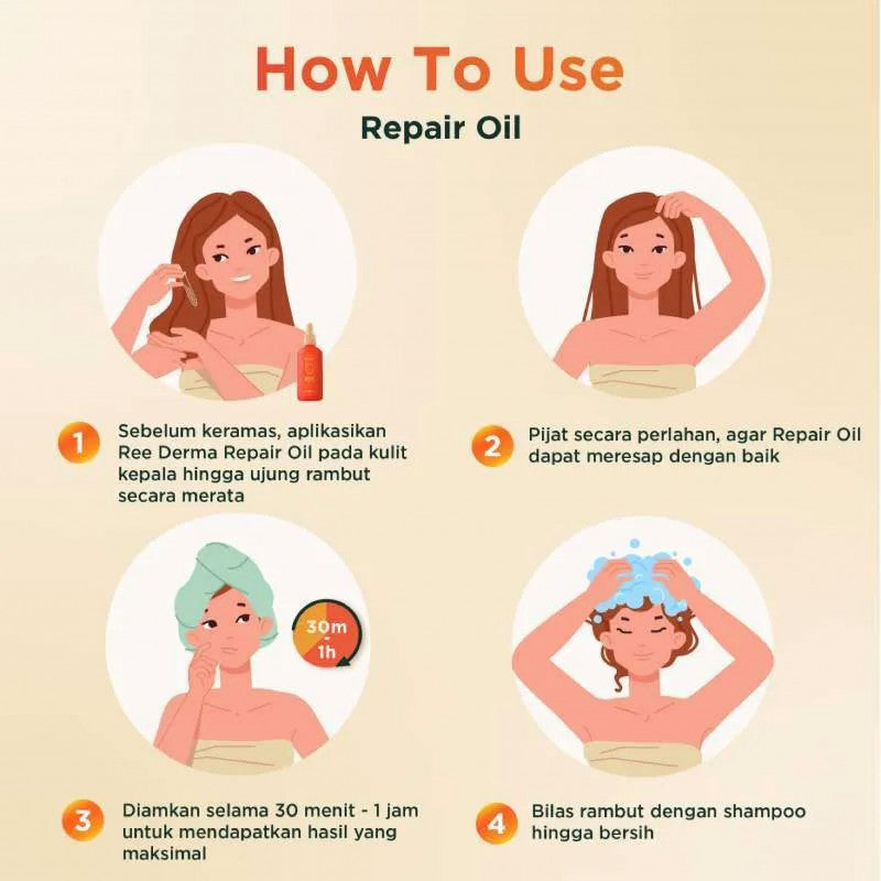 Ree Derma Wellness Hair Oil Deep Nourish Repair 100ml