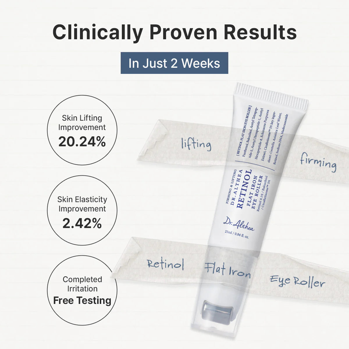 DR ALTHEA Retinol Flat Iron Eye Roller 25ml